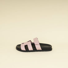 Hermes Rose Cancan Chypre Sandals 39