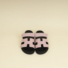 Hermes Rose Cancan Chypre Sandals 39