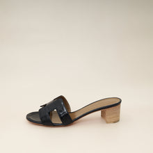 Hermes Bleu Marine Alligator Oasis Mississippiensis Sandal 39