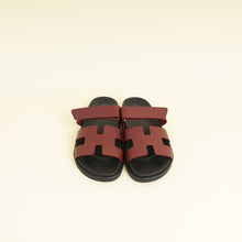 Hermes Rouge H Chypre Sandals 39