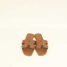 Hermes Gold Oran Sandal 40.5