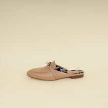 Hermes Beige Sarrazin Patterned Insole Oz Mule 40