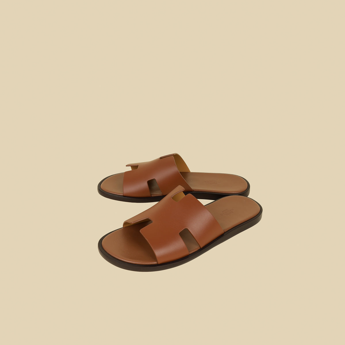 Hermes Gold Izmir Sandal 42
