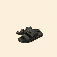 Hermes Noir Jackson Sandals 44