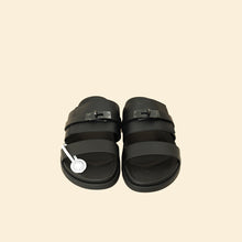 Hermes Noir Jackson Sandals 44