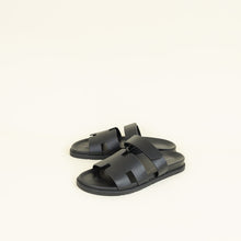 Hermes Black Chypre Sandals 45