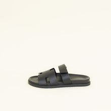 Hermes Black Chypre Sandals 45