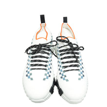 Hermes Blanc Multicolor Flex Slip On Sneakers 45