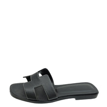 Hermes Noir Oran Sandal 34