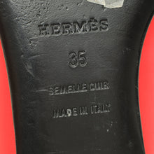Hermes Rouge Pegase Kelly Flat Ballerina 35
