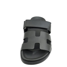 Hermes Noir Chypre Sandals 36.5