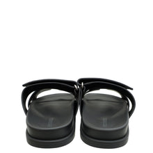 Hermes Noir Chypre Sandals 36.5