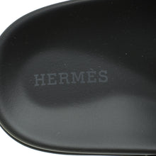 Hermes Noir Chypre Sandals 36.5