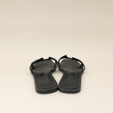 Hermes Noir Oran Sandal 36.5