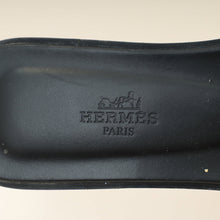 Hermes Noir Oran Sandal 36.5