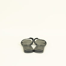 Hermes Noir Oran Sandals 36.5