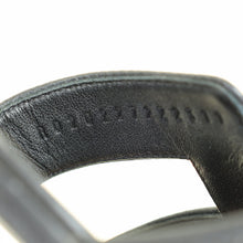 Hermes Noir Oran Sandals 36.5