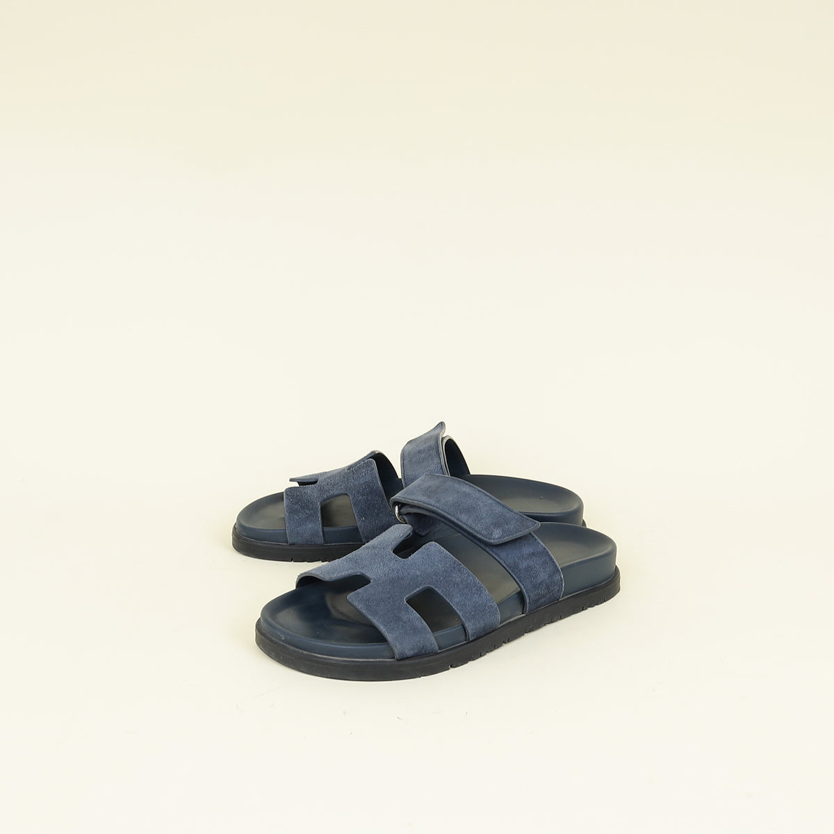 Hermes Blue Celeste Chypre Sandals 36