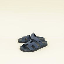 Hermes Blue Celeste Chypre Sandals 36
