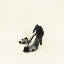 Hermes Noir Crystal Detail Premiere 105 Sandal 36