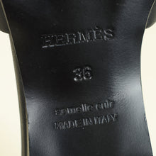 Hermes Noir Dreamy Sandals 36