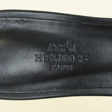Hermes Noir Dreamy Sandals 36