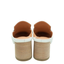Hermes Blanc Blossom Mules 36