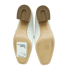 Hermes Blanc Blossom Mules 36