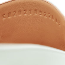 Hermes Blanc Blossom Mules 36