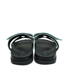 Hermes Vert D'Eau Matte Alligator Chypre Sandals 37.5