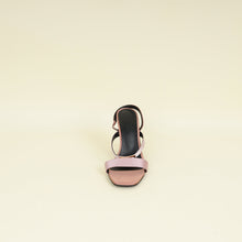 Hermes Bicolor Glamour 95 Satin Sandal 37.5