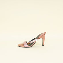Hermes Bicolor Glamour 95 Satin Sandal 37.5