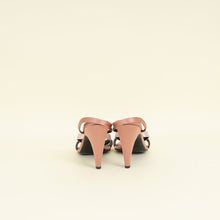 Hermes Bicolor Glamour 95 Satin Sandal 37.5