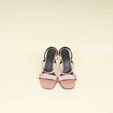 Hermes Bicolor Glamour 95 Satin Sandal 37.5