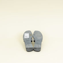 Hermes Noir Oran with Crystal Detail Sandal 37.5