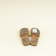 Hermes Multicolor Printed Fabric Oran Sandal 37.5