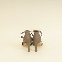 Hermes Etoupe Premiere 70 Sandals 37.5