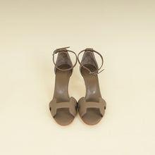 Hermes Etoupe Premiere 70 Sandals 37.5