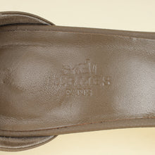 Hermes Etoupe Premiere 70 Sandals 37.5