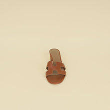 Hermes Gold Oasis Sandals 37.5