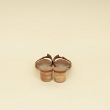 Hermes Gold Oasis Sandals 37.5