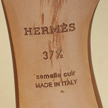 Hermes Gold Oasis Sandals 37.5