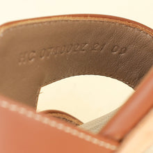 Hermes Gold Oasis Sandals 37.5