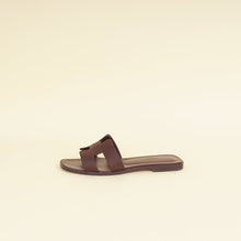 Hermes Rouge H Oran Sandal 37