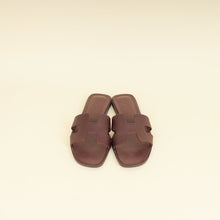 Hermes Rouge H Oran Sandal 37
