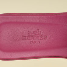 Hermes Rose Bougainvillier Oran Sandals 37
