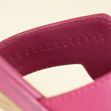 Hermes Rose Bougainvillier Oran Sandals 37