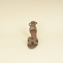 Hermes Etoupe Legend Sandals 37