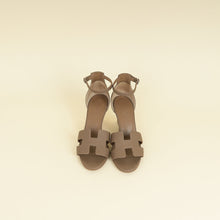 Hermes Etoupe Legend Sandals 37
