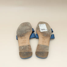 Hermes Bleu Bleuet Oran Sandal 37